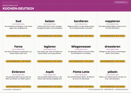 Vorschau: KÜCHEN-DEUTSCH